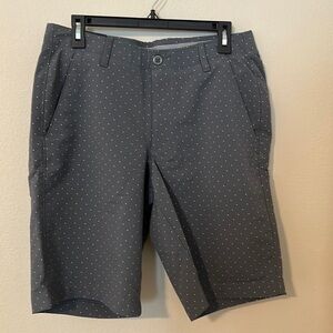 Gray Under Armour Golf Shorts